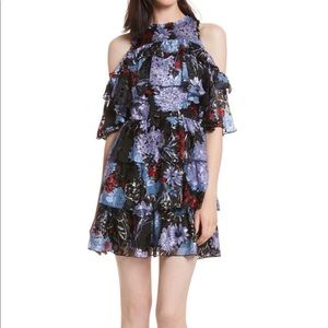 Alice +Olivia Cold- Sholder Accent Mini Dress size 8z. new